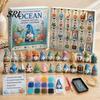Calendario dell'Avvento di Halloween 31 Giorni Calendario Gnomo, Natale Fai da Te Arte con Diamanti Finti Artigianato Festivo Regalo per la Famiglia Kit, Ornamenti da Appendere Fatti a Mano