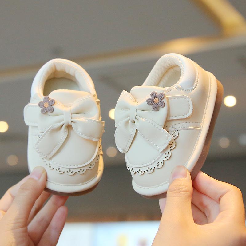 

Infant Soft Sole Non-slip Squeaky Velcro Shoes for Girls 16-20 (Set of 5 pairs)