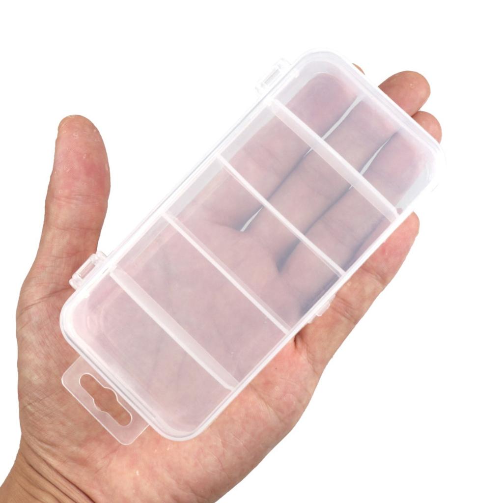 Five-grid Soft Sequin Accessories Box, Fishing Tackle Box