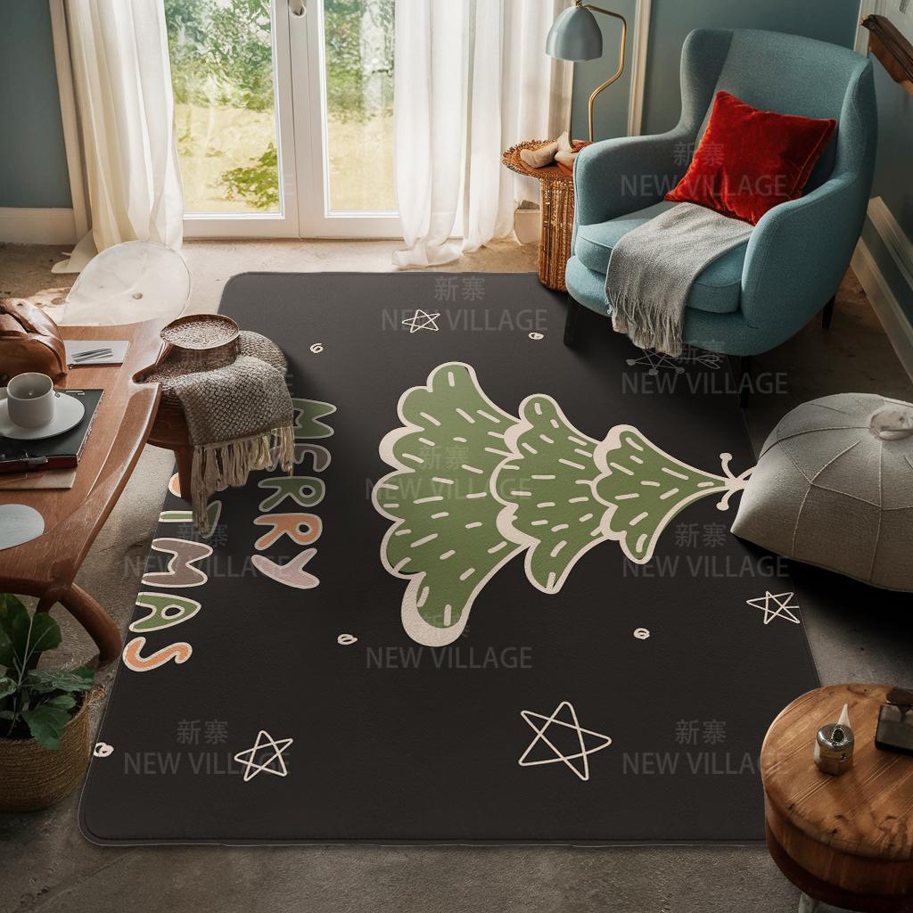 Koberec ke vchodu do domu Rohožka ke dveřím do domu Obývací pokoj Vana Koupelna Protiskluzové koberce s absorpcí vody vana Veselé Vánoce zima