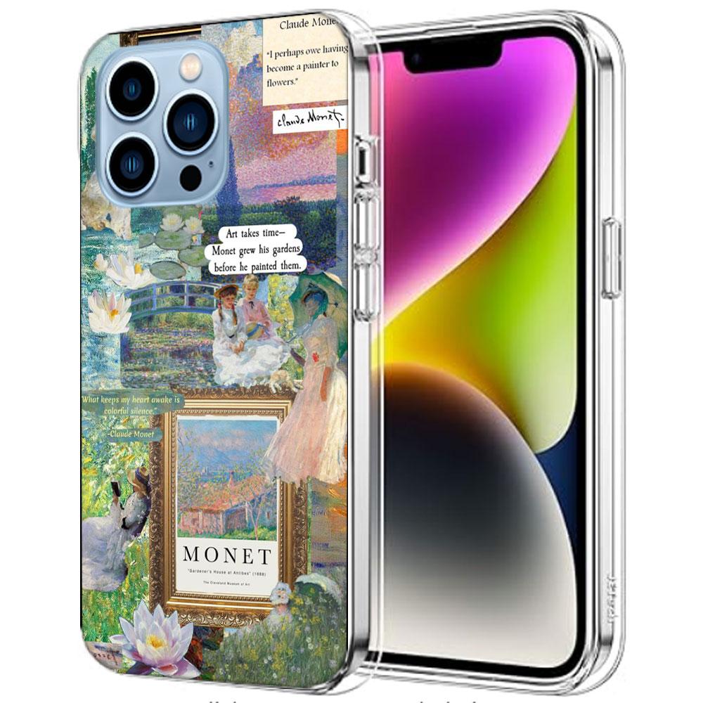 Claude Monet Art Cases Phone Case For Iphone 17E 16E 17 Air 16 Pro Max 15 Pro 14 Plus 11 13 12 Mini Cover Cases Compatible with