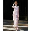 Demana Summer Lyocell Faux Two-Piece Sleeveless A-Line Dress
