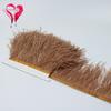 Ostrich Hair Cloth Edge Dress Dress Accessories Skirt Feather Trim With 10-15Cm Tassel