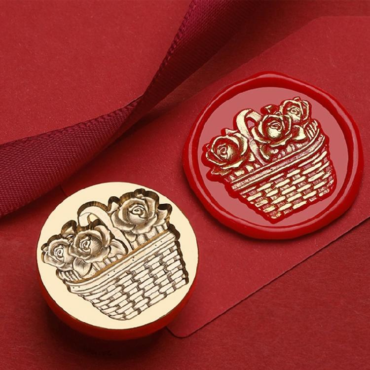 Brass Stamp Sealing Head for Envelopes Invitation Greeting Card Decorations Gift