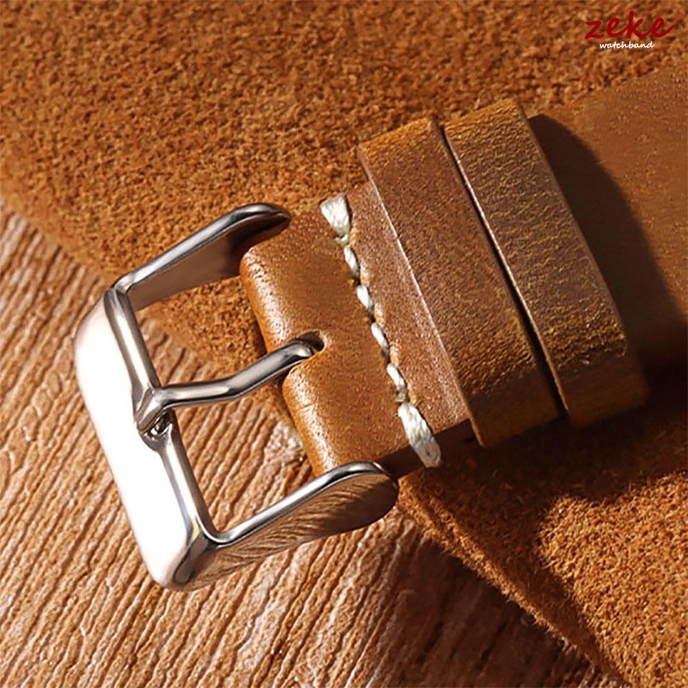 Quick Release Retro Oil Wax Genuine Leather Watchband Calfskin Strap for Seiko for Omega Watchband 18mm 19mm 20mm 21mm 22mm 24mm