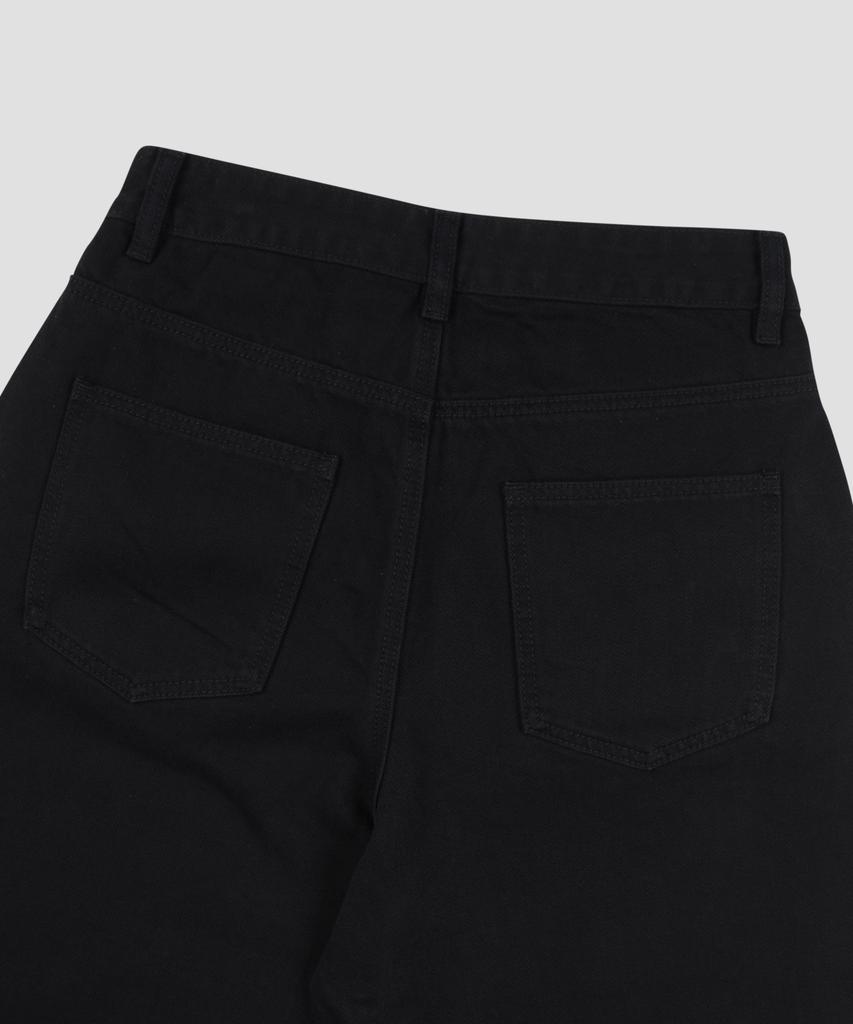 Beodeonteu Garment Dyed Multi-Pocket Layered Pants [Black]