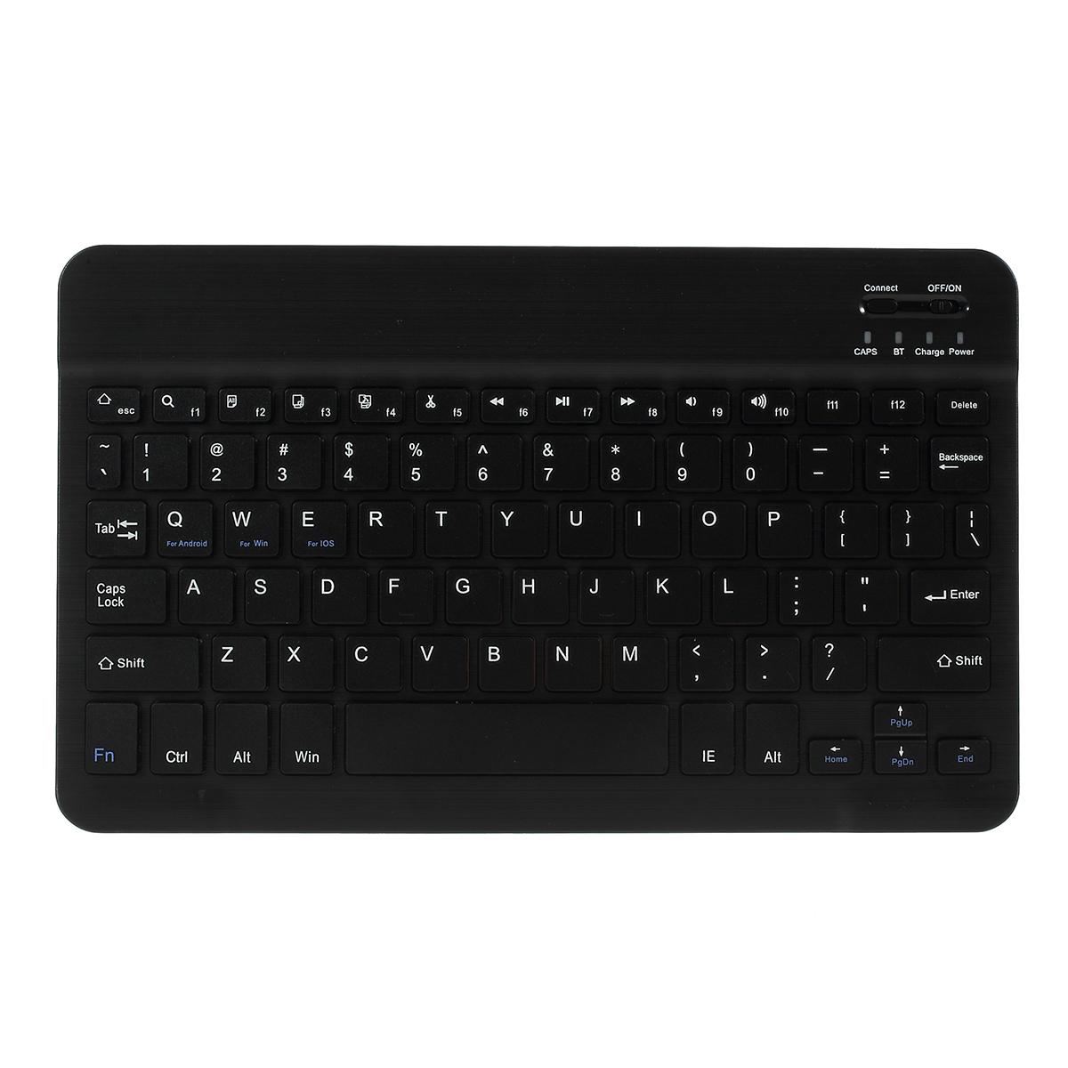

For Samsung Galaxy Tab A 10.1 (2019) T510/T515 Magnetic Detachable Bluetooth-compatible Keyboard+PU Leather Fine Sheep Lines Tablet Case 2-in-1 Black