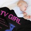 Who Really Cares - Tv Girl Throw Blanket Warm Napping Blanket for Office Couch Bed