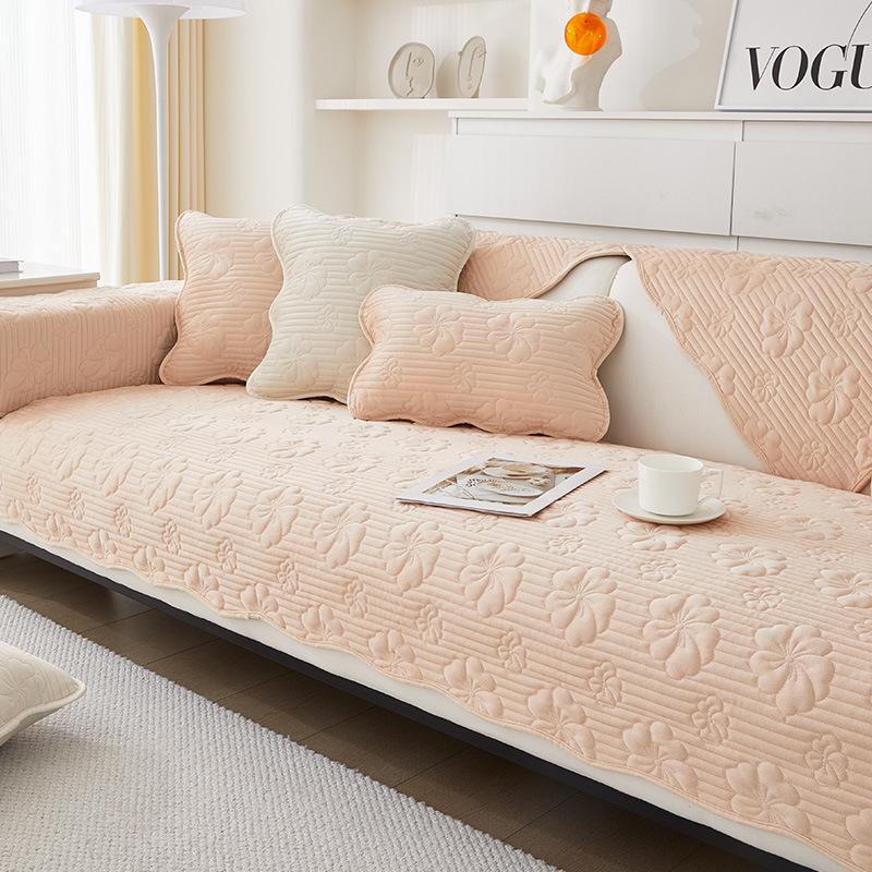 Polštář na pohovku Čtyři roční období Univerzální Protiskluzové Sedáky Jednoduchý Moderní Křišťálový Samet Potah na Pohovku Krycí Látka