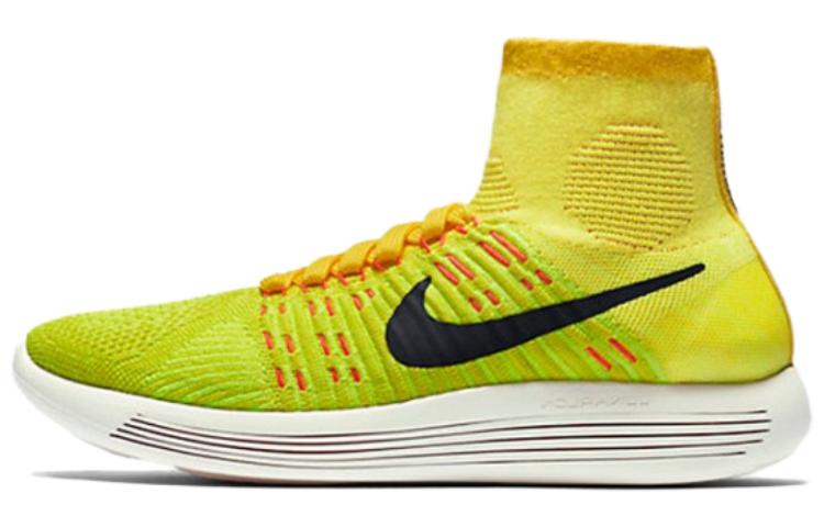 Nike Lunarepic Flyknit Yellow Women s 818677-700 37.5