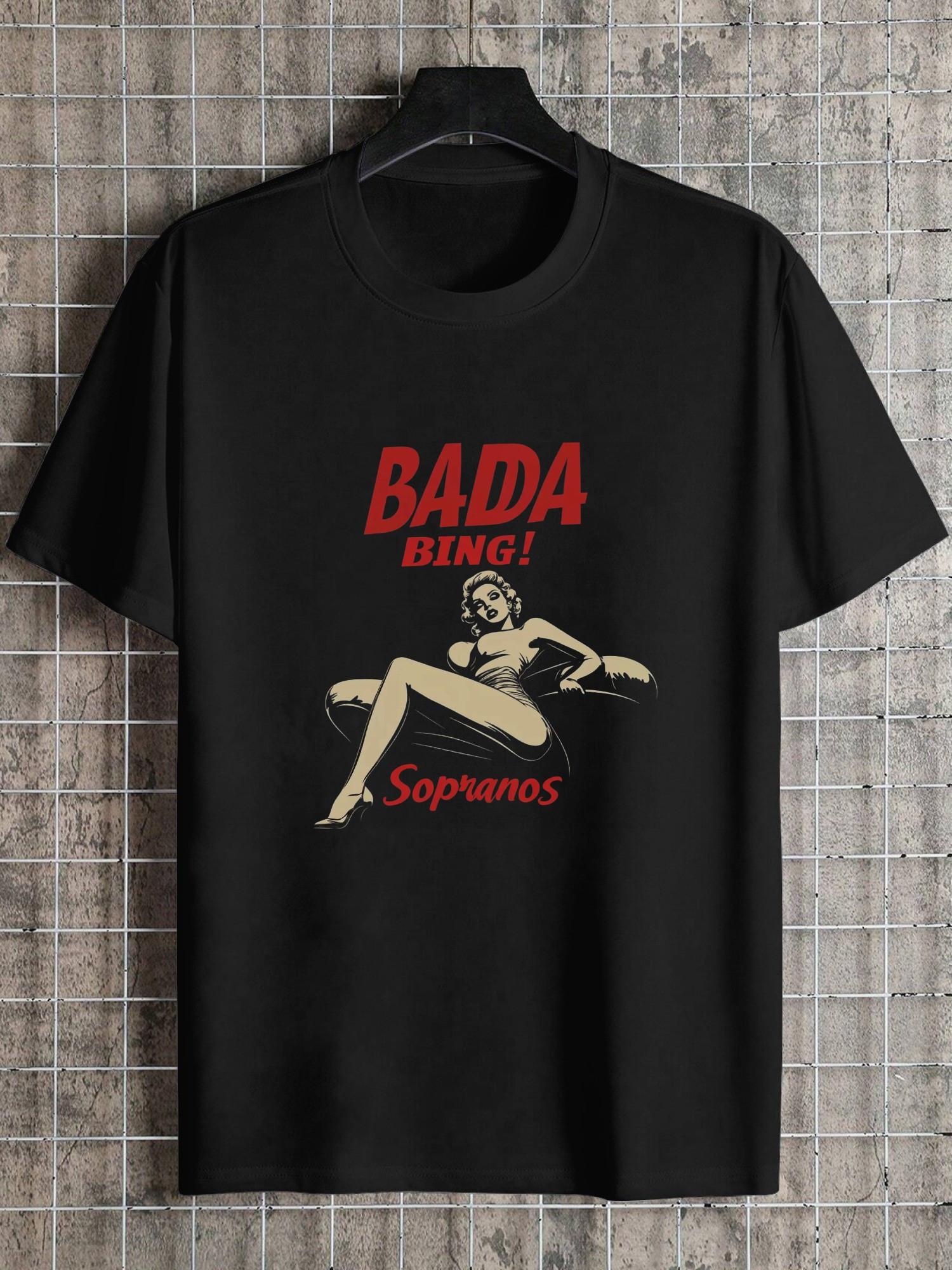 reclining woman bold red graphic T-shirt M