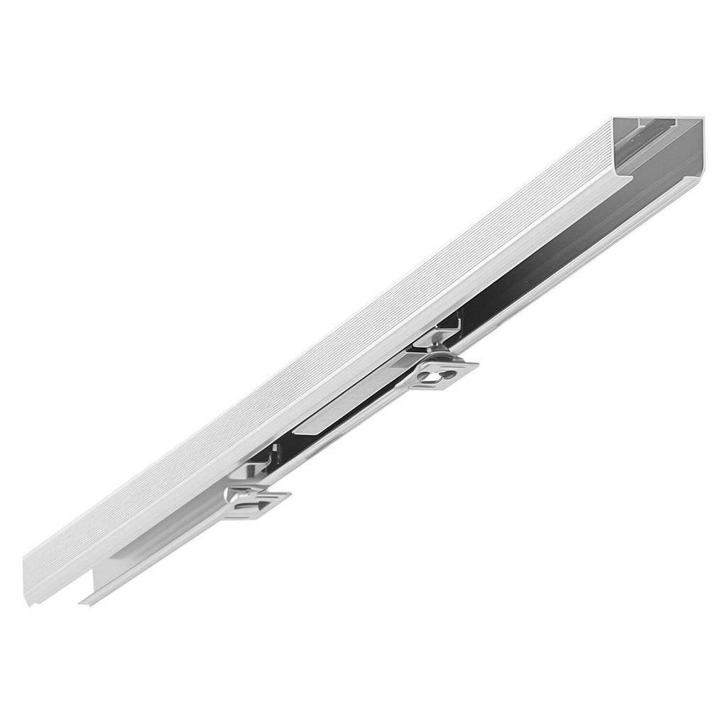 Sliding Pocket Door Hardware Track Kit, 1441 mm Pocket Door Track Kit with Soft Close Mechanism for Smooth and Quiet Sliding, Easy to Install, for 25