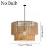 Creative Hand-woven Hemp Rope Braided Led Ceiling Lamp Japanese Style for Living Room Bedroom Dining Room Home Decorative Lights
