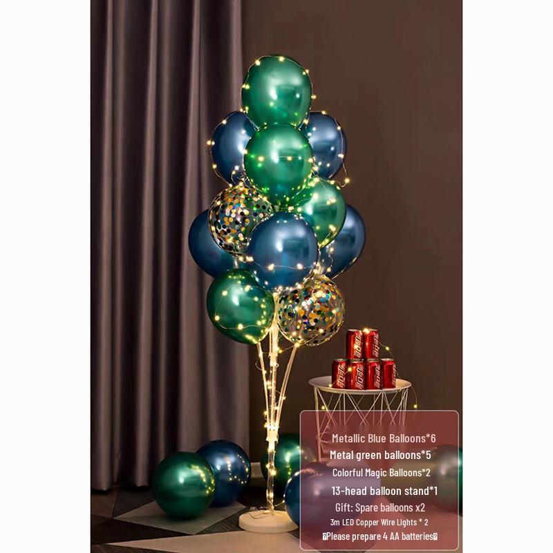 Luminous Balloon Floor Stand for Events: Birthday, Wedding, Anniversary, Party, and More.