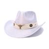 New Sequined Laser Western Cowboy Hat European and American Bull Head Fashion Top Hat Men's and Women's Party Stage Hat