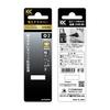KUROKIN Screwdriver Length Black Gold Fujiya Electrician's (+2.0/Shaft 100mm) 524D-BG