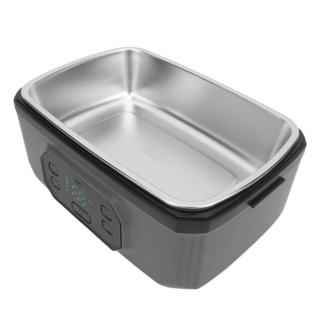 Electric Lunch Box Rechargeable Cordless Large Capacity Fast Heating Portable Lunch Warmer 1600ML (24000mah Battery)