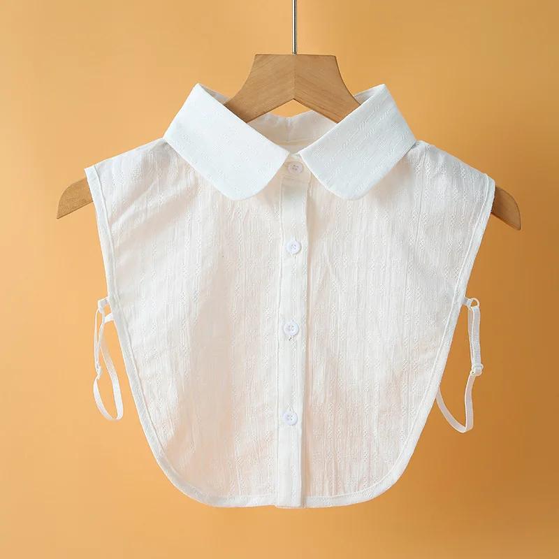 

Formal Suit Shirt Lapel Detachable Collar for Women False Collar Half Shirt Blouse Fake Collar