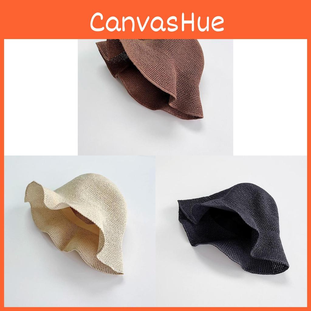 Simple Casual Fisherman Hat With Wide Brim Sun Protection For Beach And Vacation