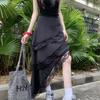 White Lace Trim Midi Skirt for Women - Summer Asymmetric Hem Tiered Cake Skirt with Ruffle Details