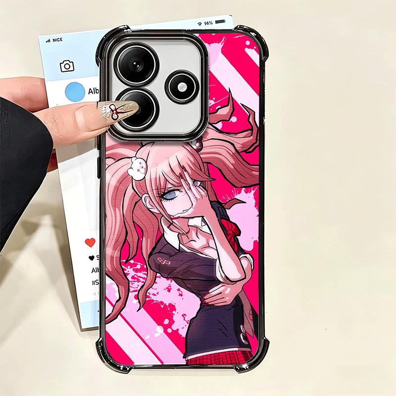 Anime D-Danganronpa Plating Phone Case For Xiaomi Poco X5 X6 X7 X8 Pro Max F8 Ultra F7 M8 M7 M5S Redmi 15C 15 14C 13C 13 X3 12C