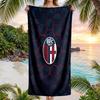 Bologna FC Druck Schnelltrocknendes Strandtuch Mikrofaser Saugfähig Tragbares Reise-Badetuch