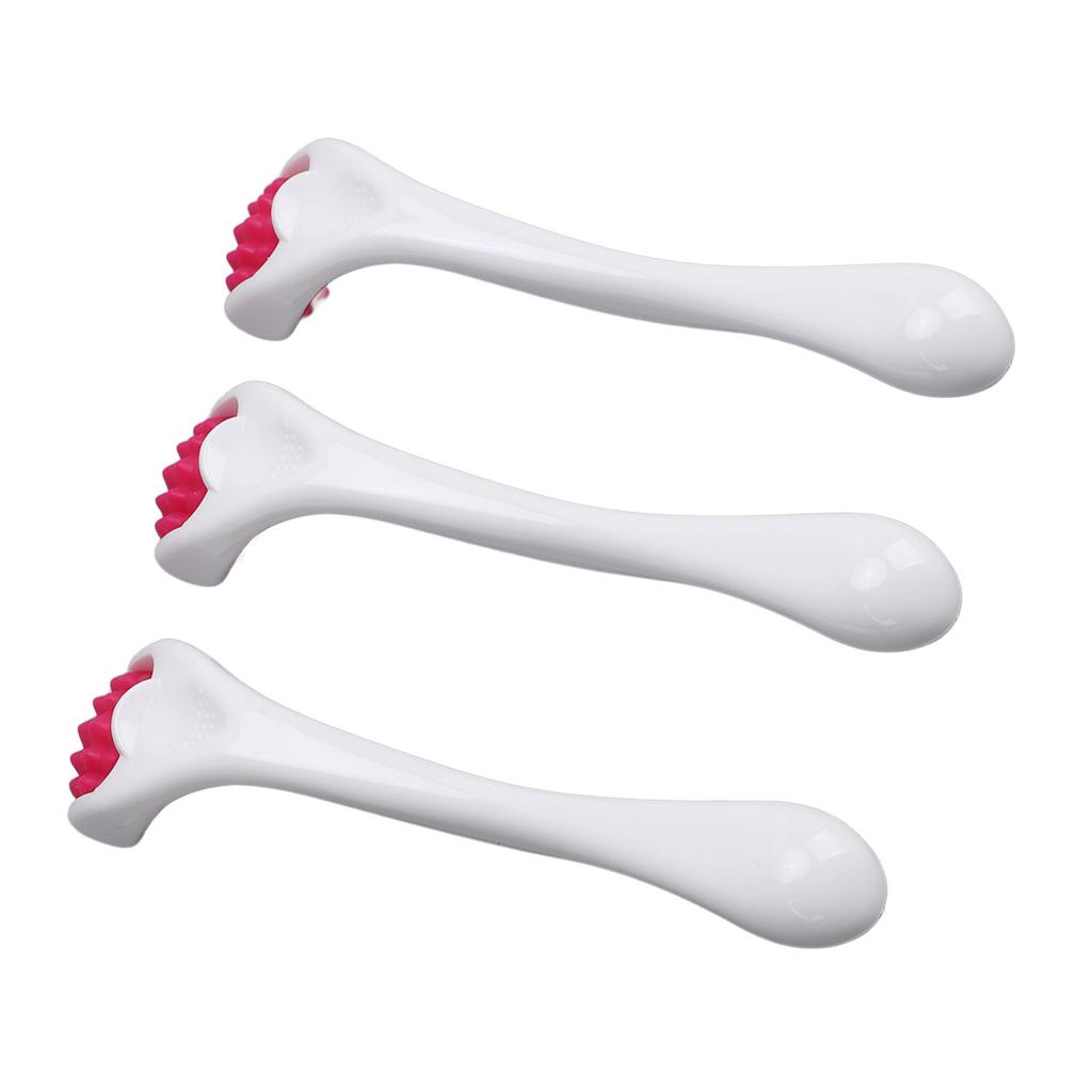 3 Stück Gesichtsmuskel-Massage-Roller Tiefe Entspannung Lindert Müdigkeit Silikon Gesichts-Augen-Massage-Roller