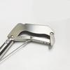 Stainless Steel Snake Grabber Thickened Elongated Collapsible Snake Tongs with Lock for Snakes Eels