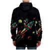 Fashion Print Loose Men's And Women's Long Sleeve Hooded Sweater