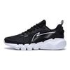 Li Ning Flex Comfortable Versatile Non-Slip Wear-Resistant Low-Top Casual Shoes Women Casual Shoes Black White AGLT114-1