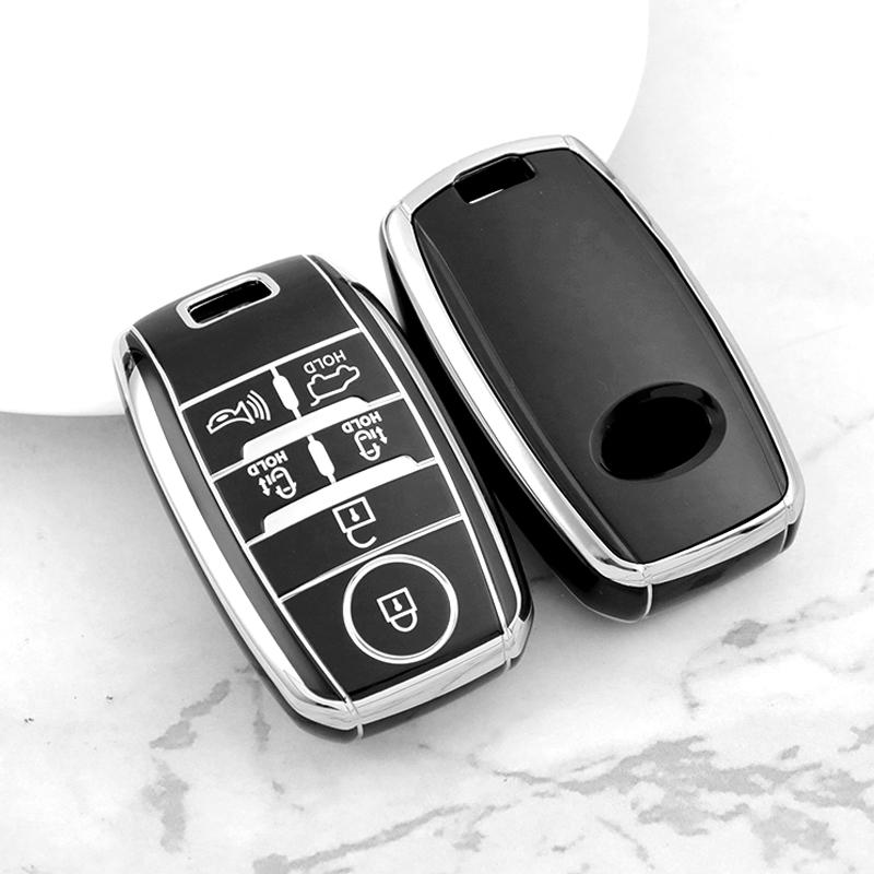 Soft Tpu 5/6 Buttons Shell Fob Holder Car Key Case Cover For Kia Sorento Sedona  Grand Carnival  Accessories