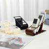 Control Holder Small Desktop Storage Rack with 4 Slots Anti-Slip Base Small