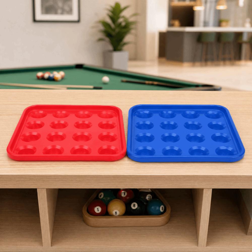Square Billiard Ball Tray Plastic Billiard Storage Holder Portable Billiard Ball Plate  Home Play