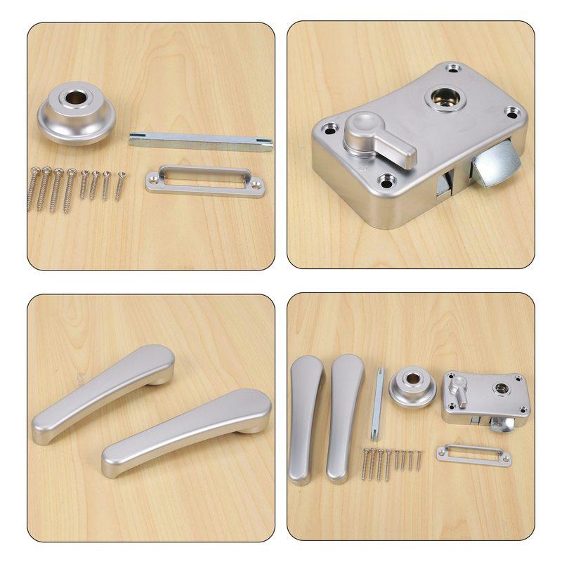 Zámek dveří toalety obytného vozu Zámek dveří koupelny Západka pro karavan a loď Zámek s rukojetí Příslušenství pro obytné vozy-M53K