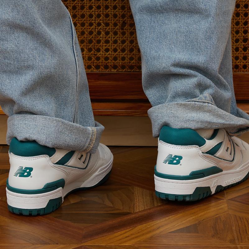 New Balance 550 'White Vintage Teal' Sneakers BB550STA