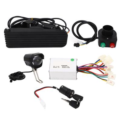 Moteur 24 V 250 W à balais, contrôleur de vitesse pour vélo électrique au lithium, pédale d'accélérateur, phare