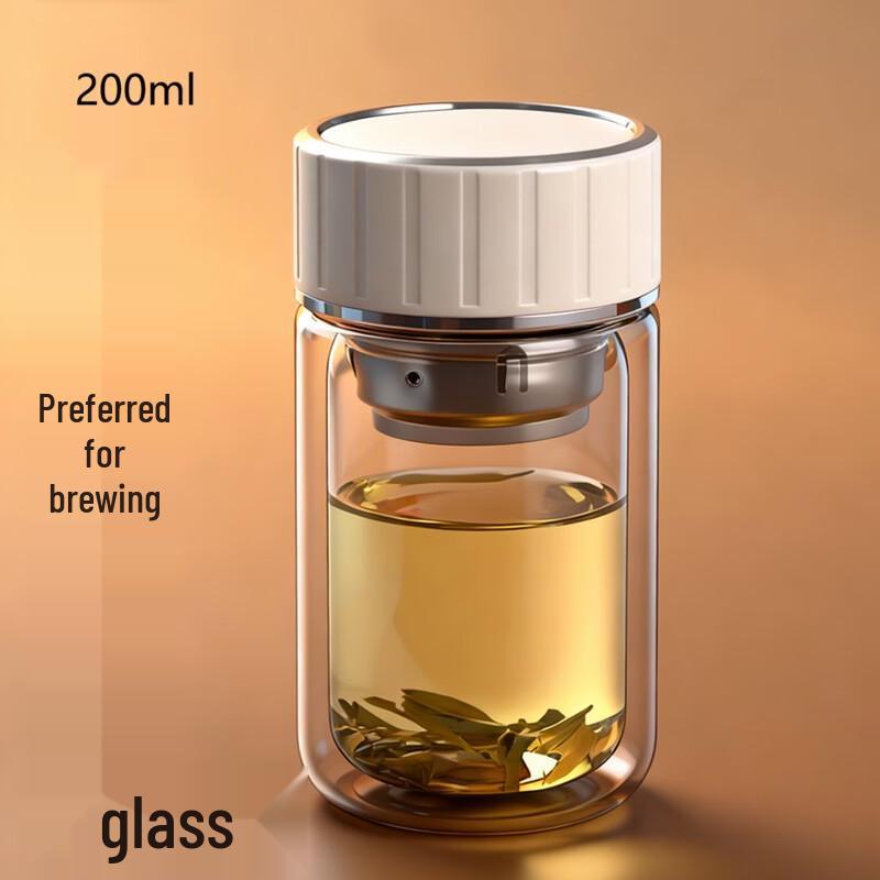 Double-Layer High Borosilicate Glass Tea Cup