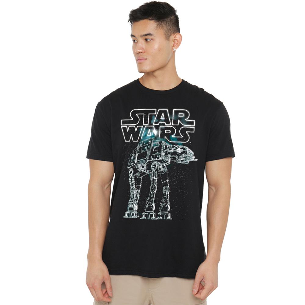 STAR WARS Unisex Tričko AT-AT Impérium vrací úder pro dospělé