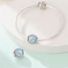 Charms Original Copper Blue Cloud Raindrops Beads Fit Bracelet Women Jewelry Diy Fine Gift Accessory
