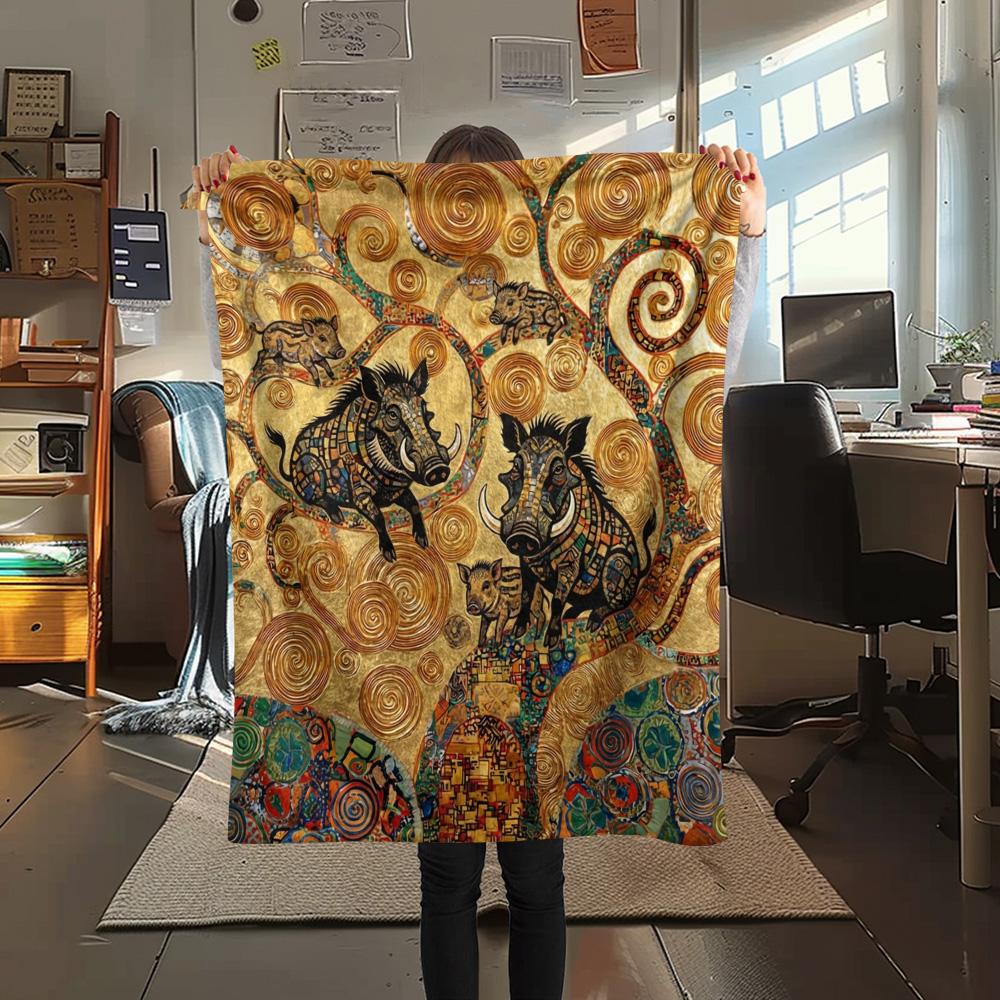 1 Stück Alien Erde Print Flanelldecke, Hohe Qualität, Bequem für alle Jahreszeiten, Heimdekoration, Wärme und Komfort, Perfekt für Weihnachtsgeschenke