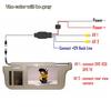 2Pcs Pair 7" Car 2 Channel Video Sunvisor Rear View Mirror Screen Lcd Monitor For DVD/VCD/GPS/TV Input Signal And Car Rearview Camera Touch Button
