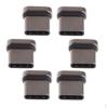 6x Aluminum Magnetic Tip Convert Connector for S8 Laptop Silver