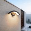 LED Waterproof Outdoor Wall Lamp with Motion Sensor for Courtyard, Gate Posts, Villas, Hotels, Corridors, and Hallways.