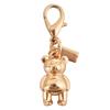 1Pc High-quality Alloy Keychains Pendant Golden Bear Flower Cherry Charms Lobster Clasp Badge Holder Car Keys DIY Accessories