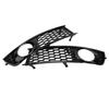 2 Pcs For Front Bumper Fog Light Grille Fog Lamp Grilles Grille Side Lower Base Abdominal Material Stylish Design Sy Installation