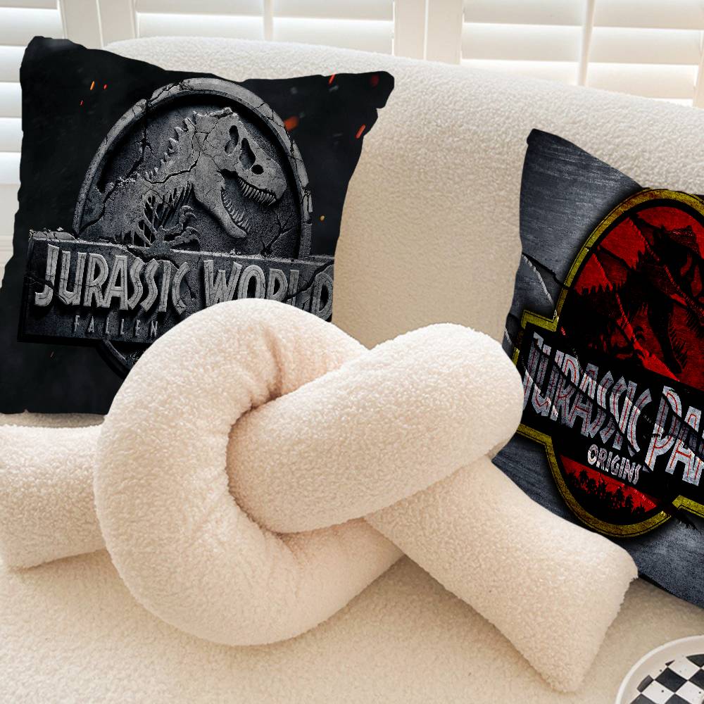 Dinosaur Cartoon Jurassic Park Pillowcase Toon Gift Cushion Cover Bedroom Home Sofa Chair Seat Decor Pillow Case