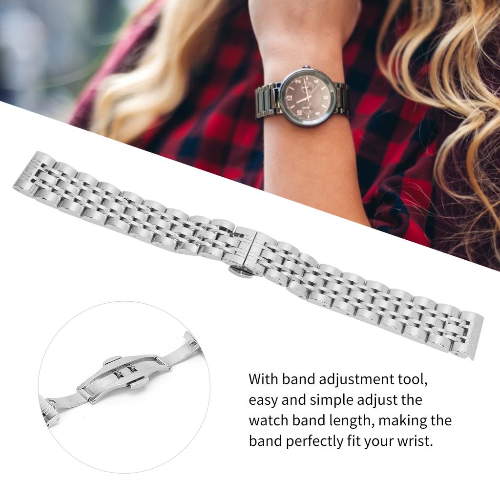 Professional Stainless Steel Watch Strap Replacement   Length Watch Band Accessory