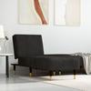 VidaXL Chaise Longue Black Velvet 352805