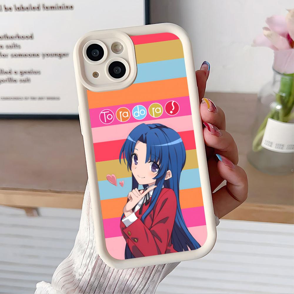 

Toradora Kawashima Mobile Phone Case for iPhone 17 16 15 14 13 12 11 Air Pro Max Plus Thicken TPU Colorful Cover Cover Pretty iPhone 13 Pro