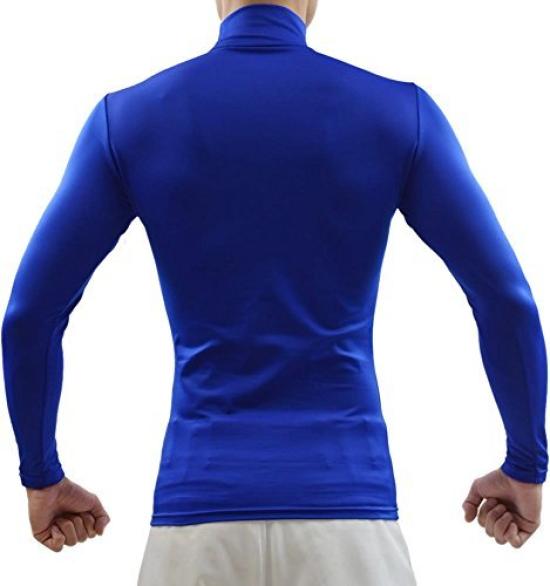 SSK Baseball Fitted High Long General Use Blue Size Undershirt, Neck, Sleeve, (D (63), O)